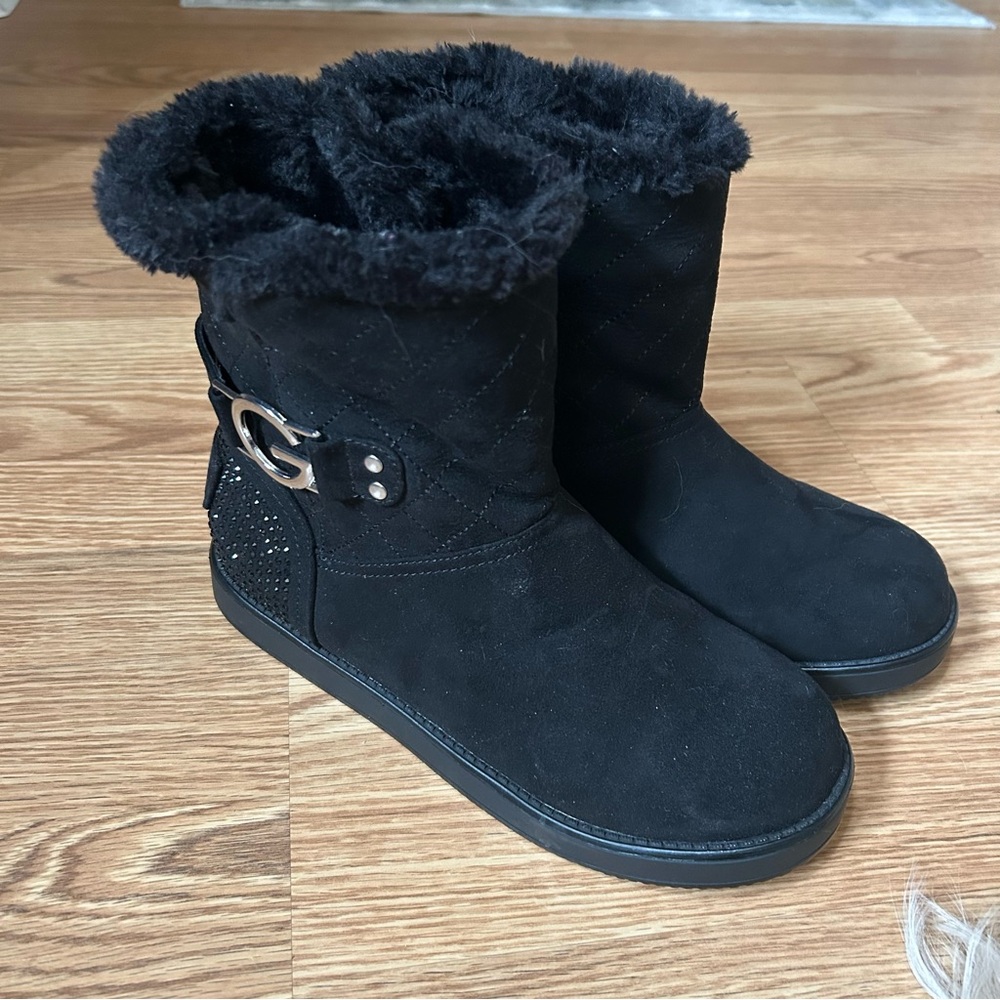 NWOB Guess Adlea Faux Fur Boots - Picture 2 of 6